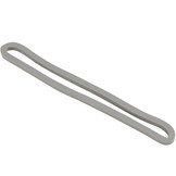 Spanelastiek tentelastiek 80mm grijs plat ringen