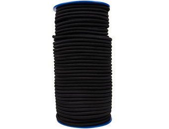 Elastisch koord 10mm zwart