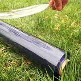 0,5mm 137cm Transparant/doorzichtig PVC raamzeil per meter