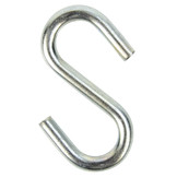 S haak 4x40mm staal verzinkt 10 stuks