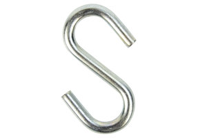 S haak 4x40mm 10 stuks