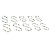 S haak 4x40mm staal verzinkt 10 stuks