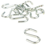 S haak 4x40mm staal verzinkt 10 stuks