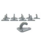 Carrosseriehaak grijs driehoek 10 stuks