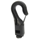 Kunststof musketonhaak 4mm 10 stuks