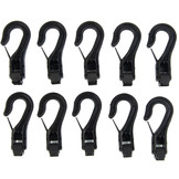 Kunststof musketonhaak 4mm 10 stuks