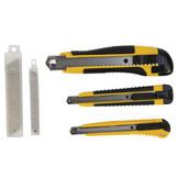 Afbreekmes stanleymes 3 stuks met extra mesjes