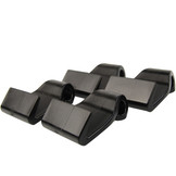 Elastisch koord haak zwart 10 stuks voor 8mm elastisch koord