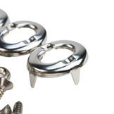 Tourniquet sluiting nickel 6mm set draaisluiting 5 stuks