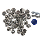 Drukknopen 15mm doek op doek koper nickel