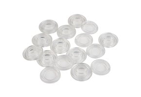 Zeilringen los kunststof doorzichtig 12mm