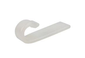 Carrosseriehaak wit 10 stuks