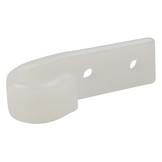 Carrosseriehaak vlak nylon wit 10 stuks