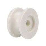 Elastisch koordhouder rond carrosseriehaak nylon 25mm wit 10 stuks