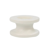 Elastisch koordhouder rond carrosseriehaak nylon 25mm wit 10 stuks