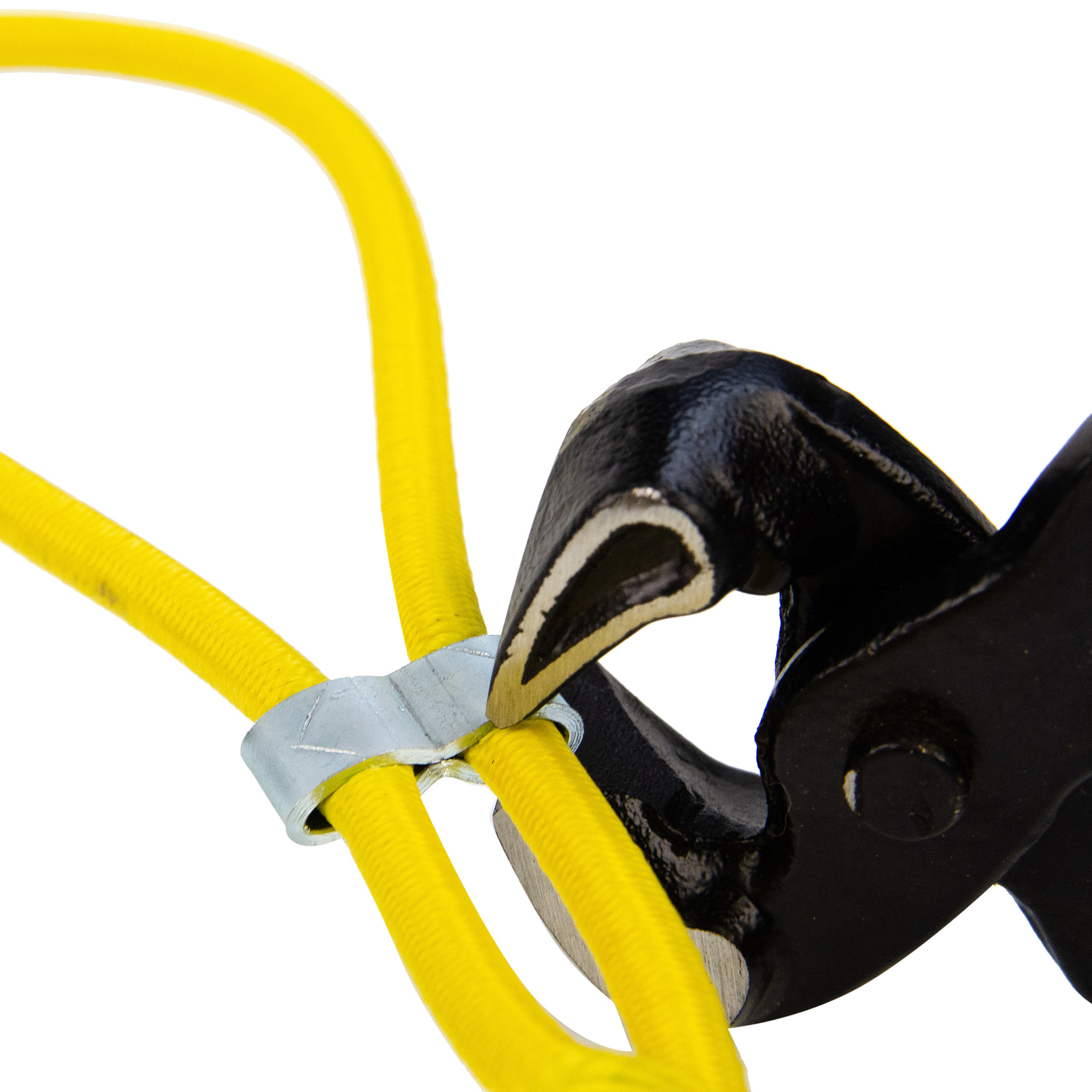 Stalen kabelklem voor 6mm en 8mm elastisch koord 100 stuks