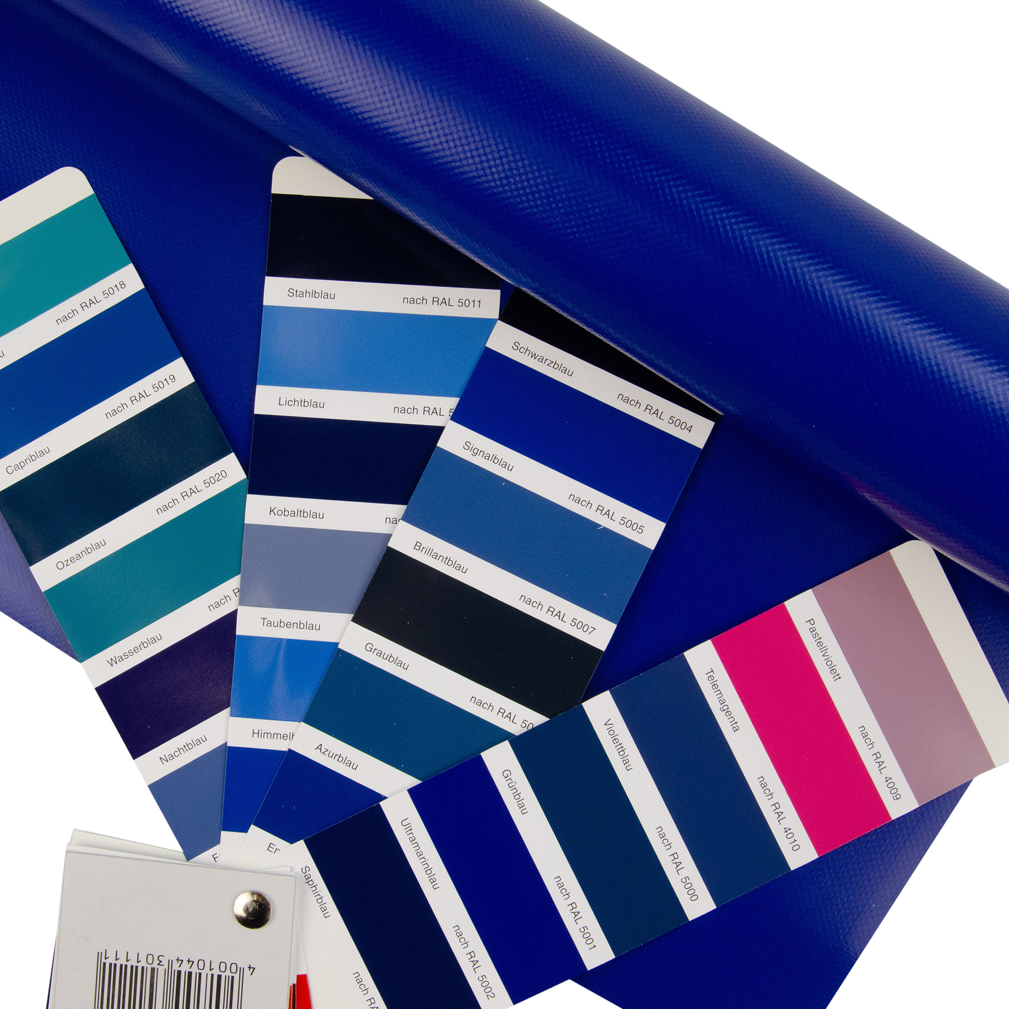 Pvc zeildoek - 680gr Ultramarijn Blauw 5002 - Vlamvertragend FR B1