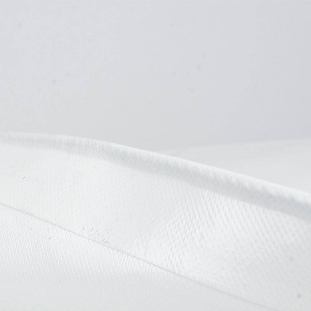 6x10 Wit 650gr PVC afdekzeil met 18mm zeilringen (nestels, ringogen)