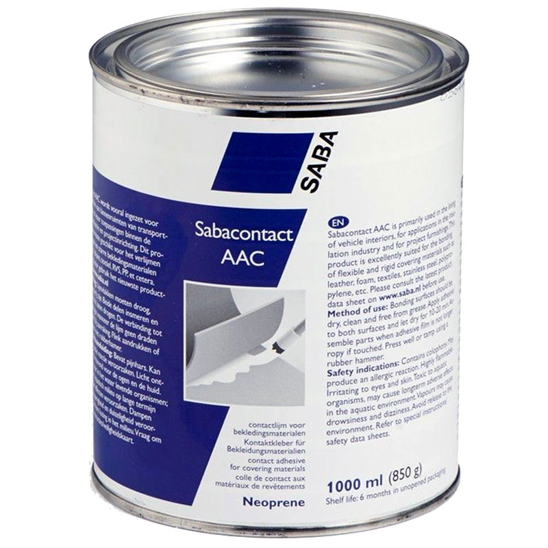 Saba AAC contactlijm 1L voor bekleding  sabacontact