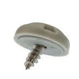 Perfix receiver schroefbaar grijs drukknoop 10 stuks