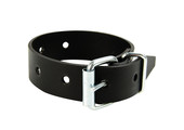 Pvc riem met gesp 35cm zwart