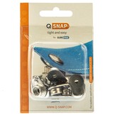 Q-Snap drukknoop C Stud rvs 316