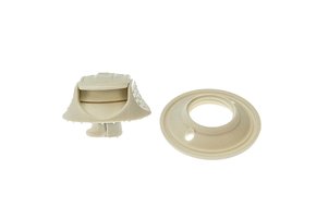 Perfix button wit 10 stuks