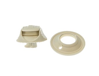 Perfix button wit 10 stuks