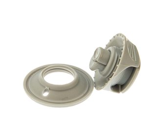 Perfix button grijs 10 stuks