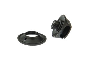 Perfix button zwart 10 stuks