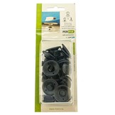 Perfix button blauw drukknoop 10 stuks