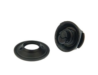 Perfix button blauw 10 stuks