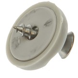 Perfix receiver schroefbaar grijs drukknoop 10 stuks