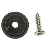 Perfix receiver schroefbaar blauw drukknoop 10 stuks