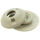 Perfix receiver doek op doek grijs drukknoop 10 stuks