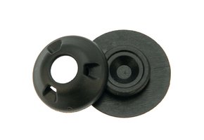 Perfix receiver doek op doek zwart 10 stuks