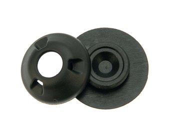 Perfix receiver doek op doek zwart 10 stuks