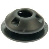 Perfix receiver doek op doek zwart drukknoop 10 stuks