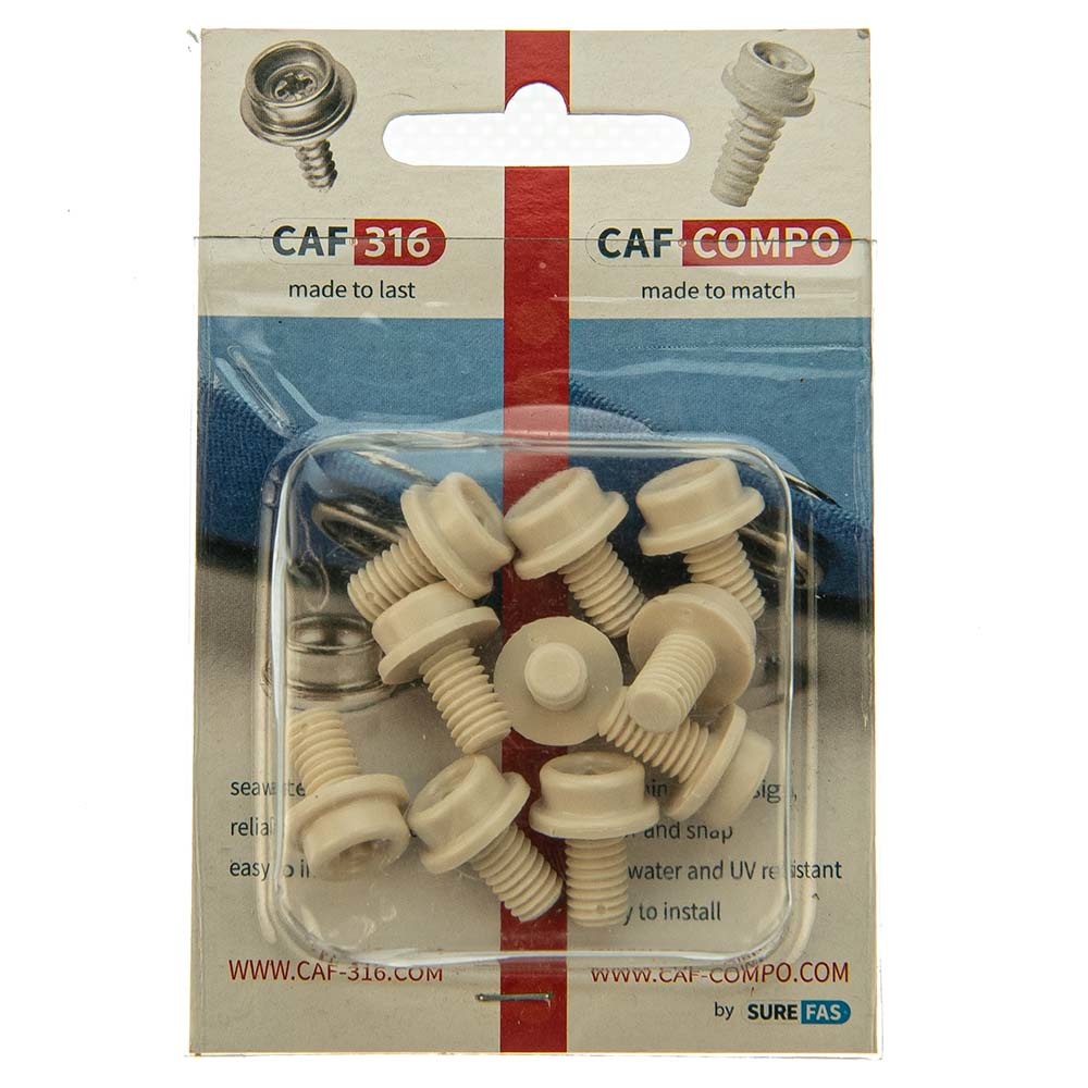 Screw-stud m6 10 mm creme