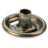 Caf 316 drukknopen A cap 4,2mm rvs 10 stuks