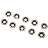 Caf 316 C stud rvs drukknopen