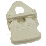 Zeilklem kwikclip klein Holdon wit om zeildoeken te spannen 45kg