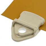 Zeilklem kwikclip klein Holdon wit om zeildoeken te spannen 45kg