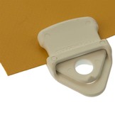 Zeilklem kwikclip klein Holdon wit om zeildoeken te spannen 45kg