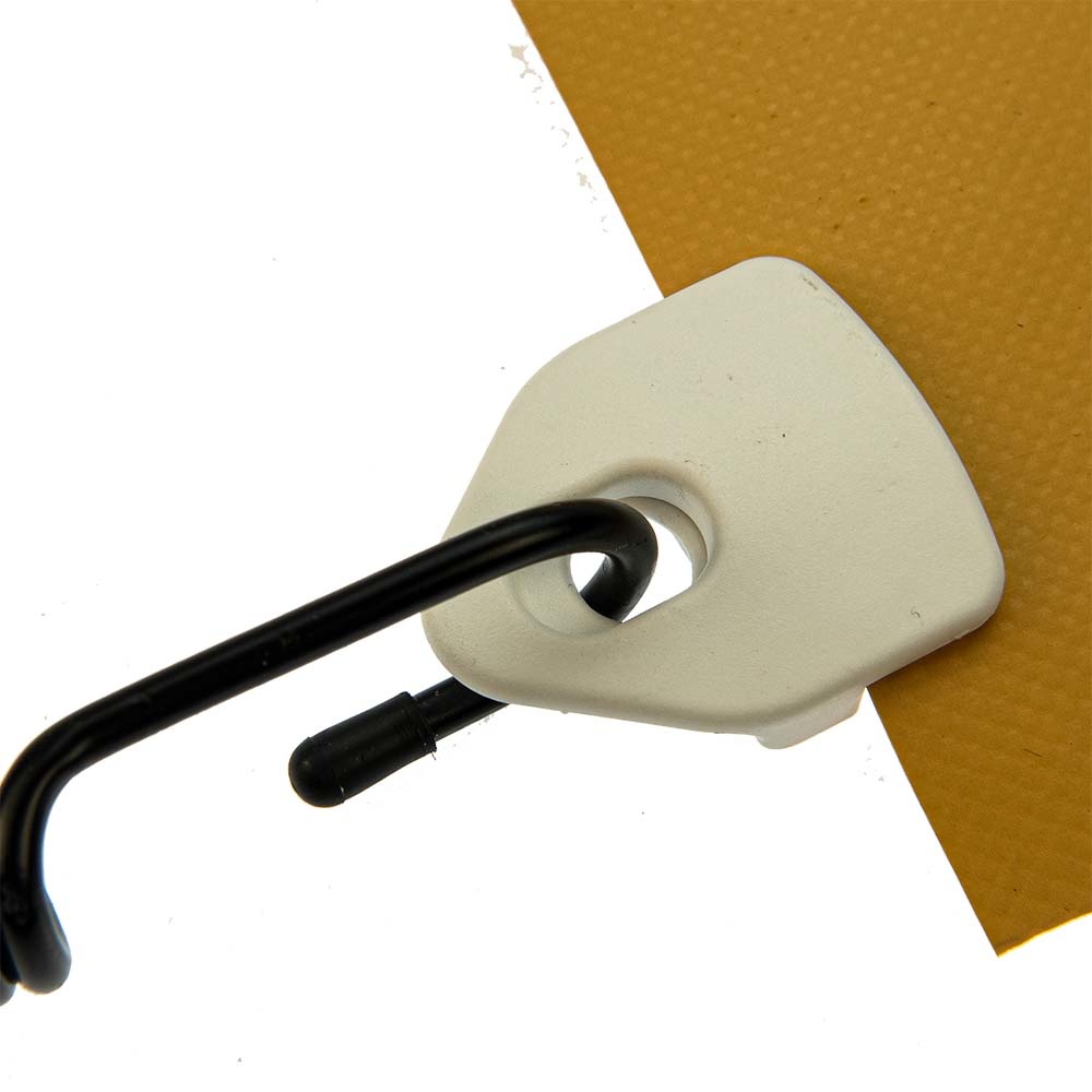 Zeilklem kwikclip groot Holdon grijs om zeildoeken te spannen 45kg