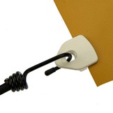 Zeilklem kwikclip klein Holdon wit om zeildoeken te spannen 45kg