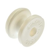 Stayput nylon knop wit 10 stuks