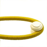 Stayput nylon knop met afdekplaat wit 10 stuks