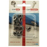 Caf 316 D doek op doek rvs drukknopen