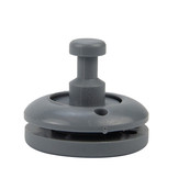 Minax doek op doek ontvanger drukknopen nylon grijs kunststof 10 stuks